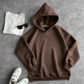 Bluza oversize - DARK CHOCOLATE